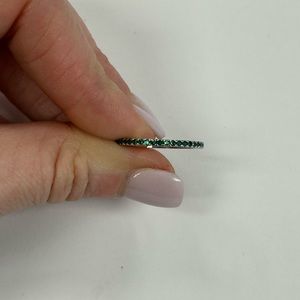Green CZ Thin Band Size # 7 Sample